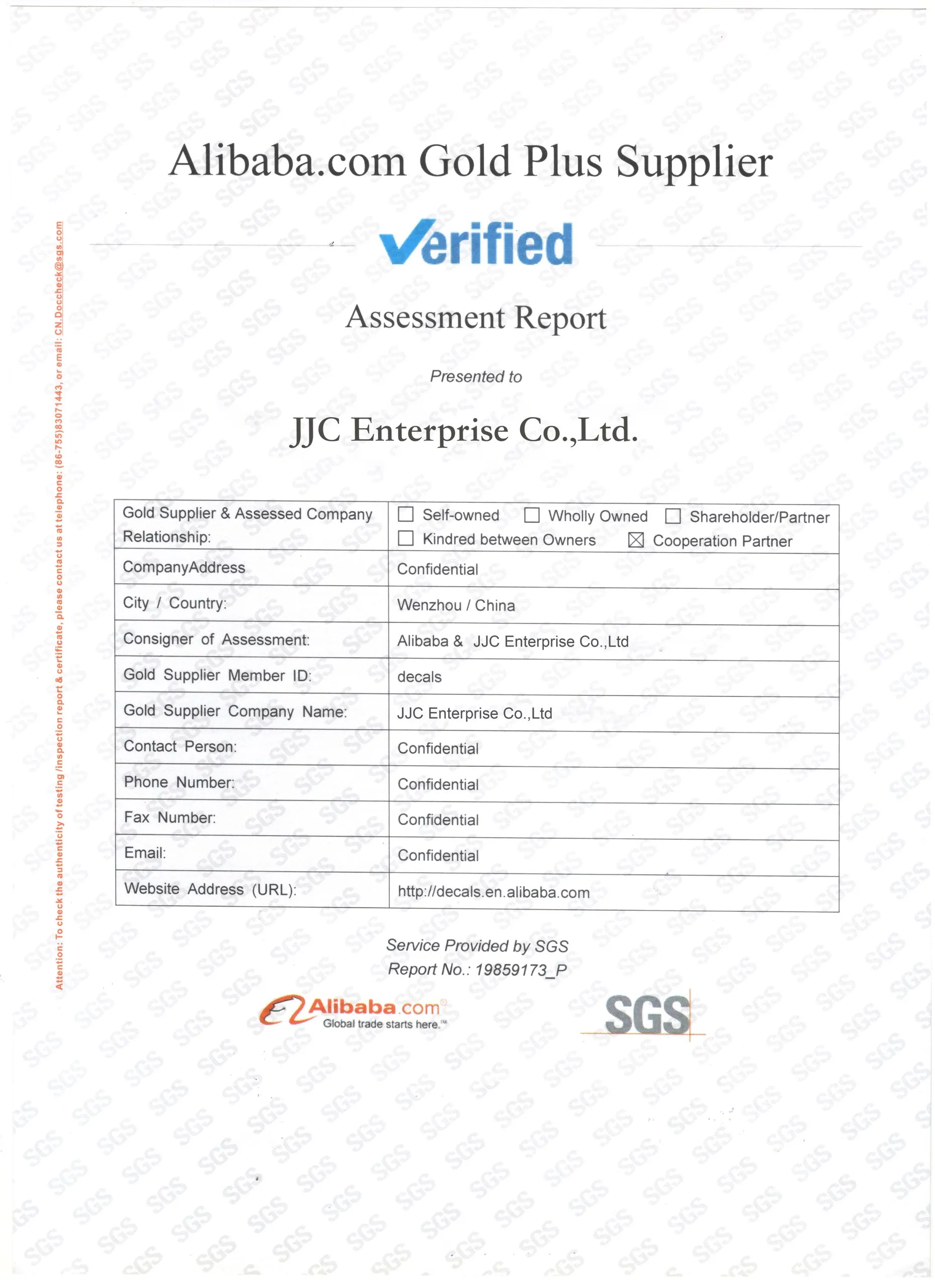 SGS report