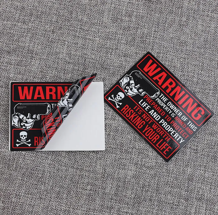 Double Kill Sticker Custom Double Sided Stickers | JJC Stickers